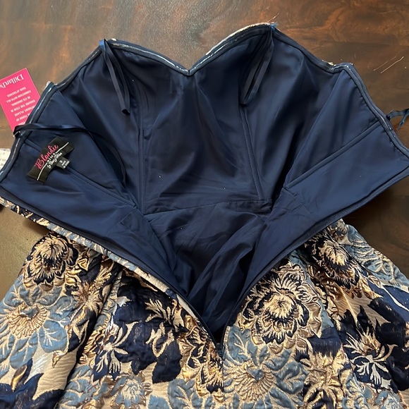 BLONDIE Sleeveless Mini Fit + Flare Dress. - Picture 12 of 15